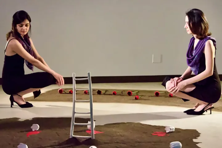 ابتکار خواهران ایرانی: اعتراض به سرکوب جمهوری اسلامی با زبان هنر